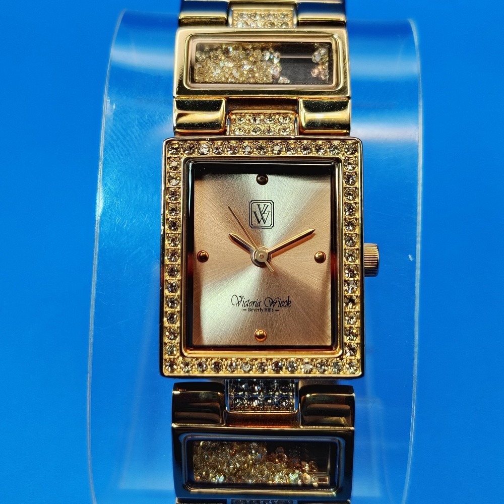 Vintage 1999 Victoria Weick BCVW01B Rose Gold 24mm Womens Quartz Watch Restored